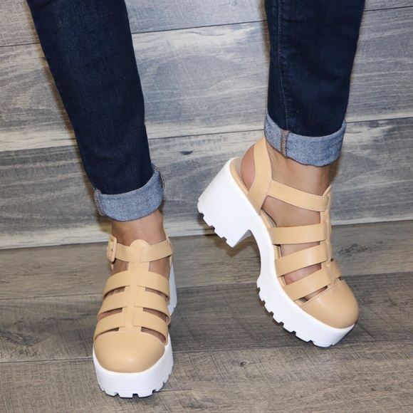 CLOSED TOE Gladiator Platform SANDAL - Picture 6 of 7